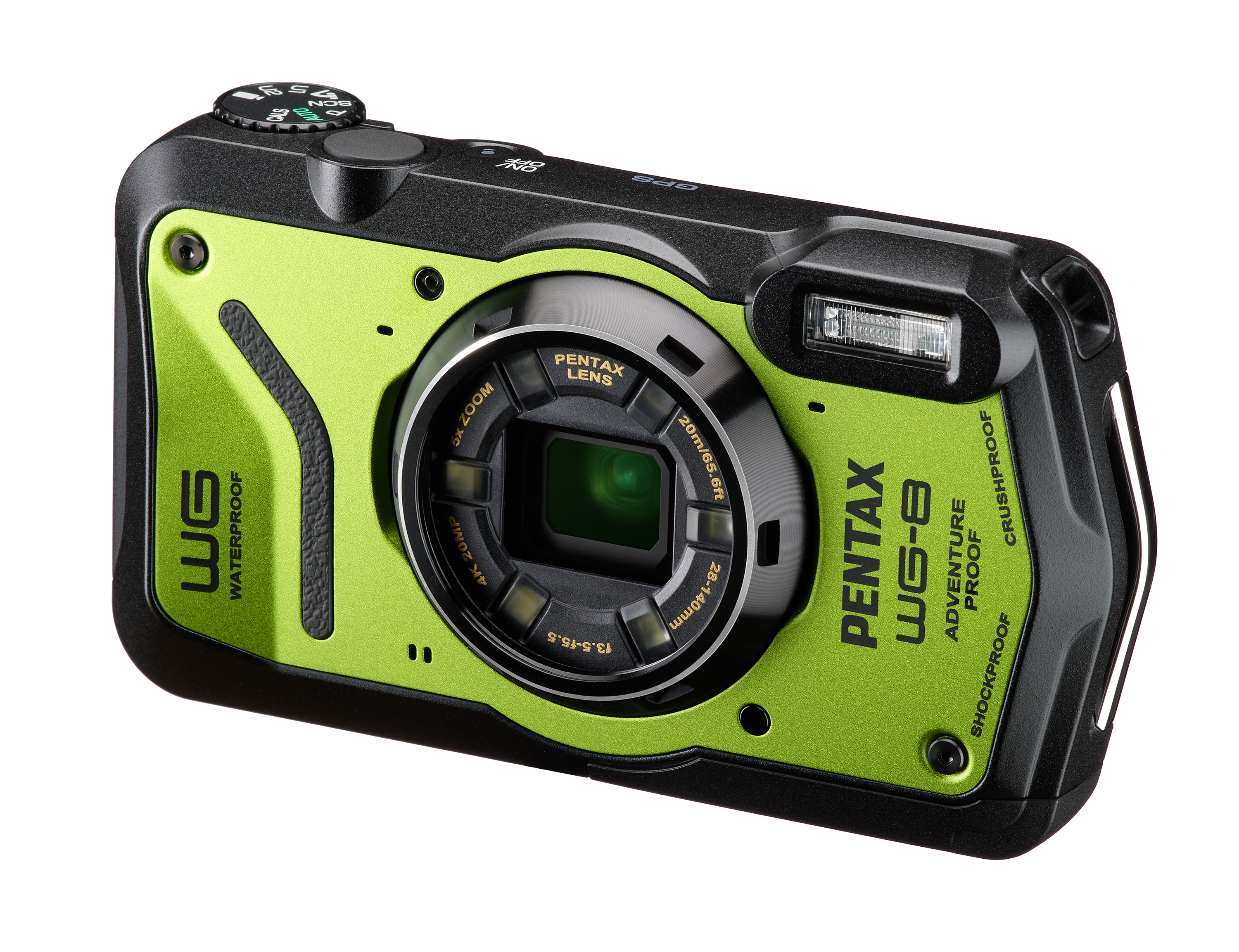 Защищённый фотоаппарат PENTAX WG-8 зеленый