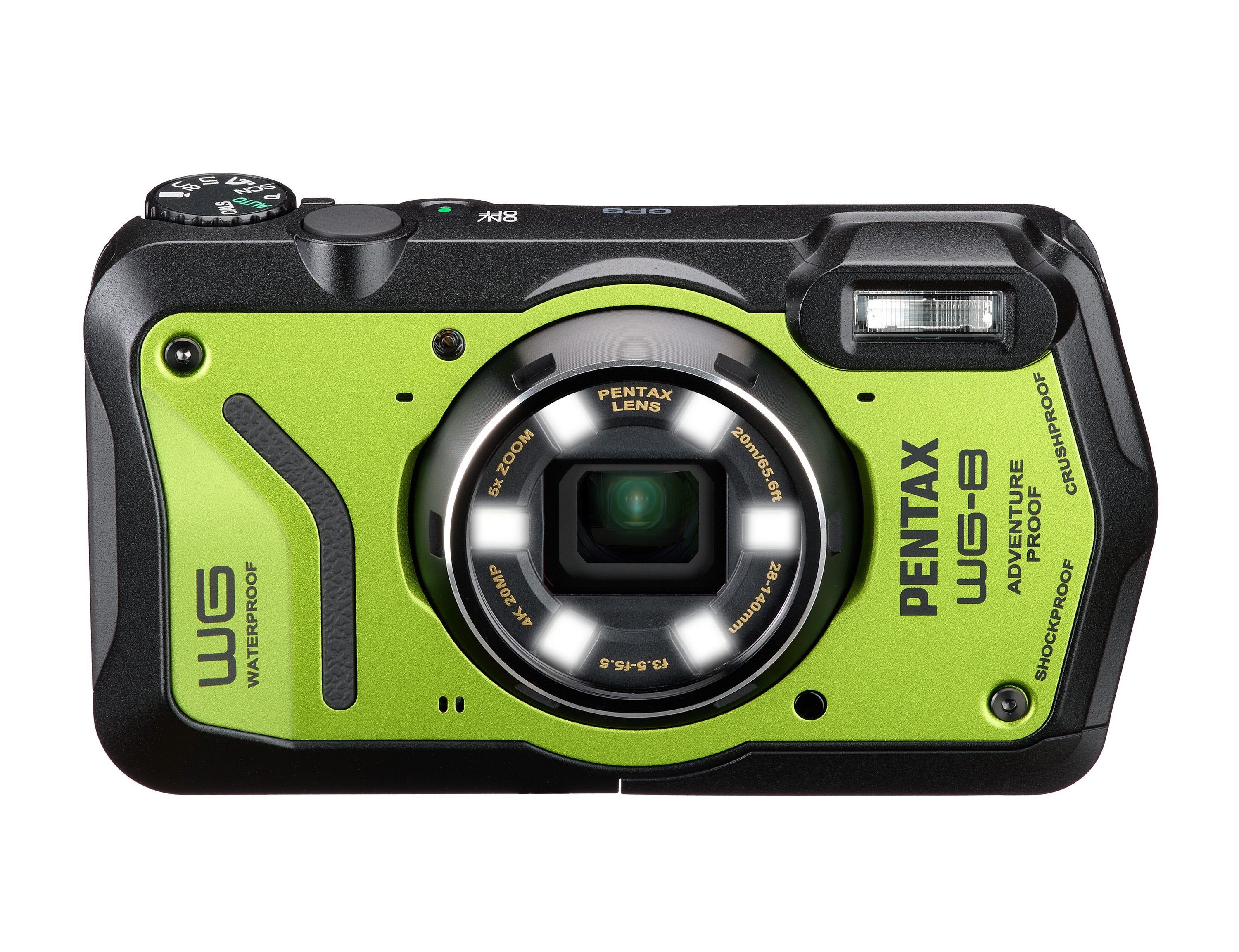 Защищённый фотоаппарат PENTAX WG-8 зеленый